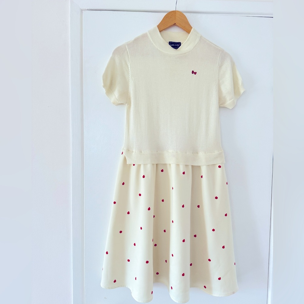 Hello Kitty flocked apple dress NWOT